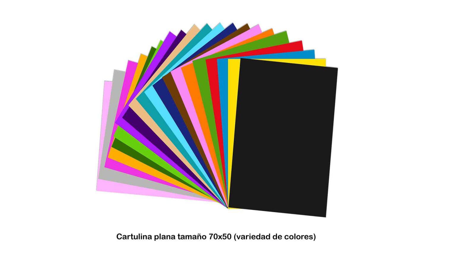 Cartulina Plana Colores 50X70 PLU 0546 Fargoriente Distribuciones